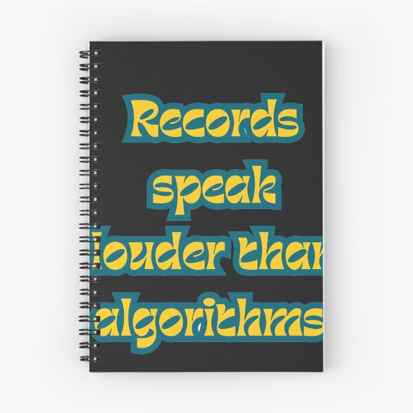 Item preview, Vinyl Lover Quote Records Speak Louder Than Algorithms designed and sold by ugsdesignS.