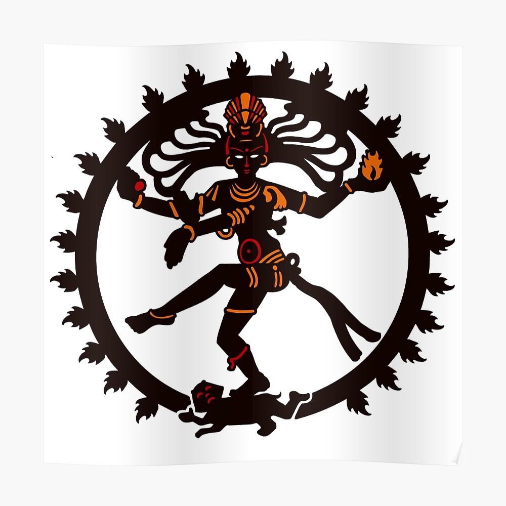 Shiva Indian God Hindu Art Print By Huggymauve Redbubble