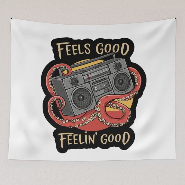 Item preview, Boombox Feels Good Feelin' good designed and sold by FitEnvy.
