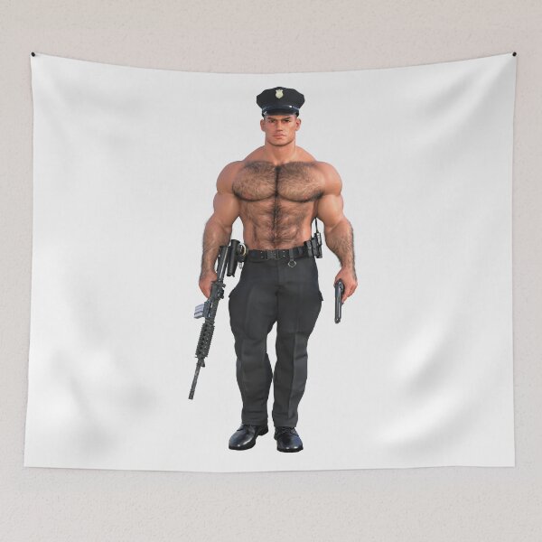 Item preview, Hairy Police-Hunk designed and sold by 3D-Warrior.