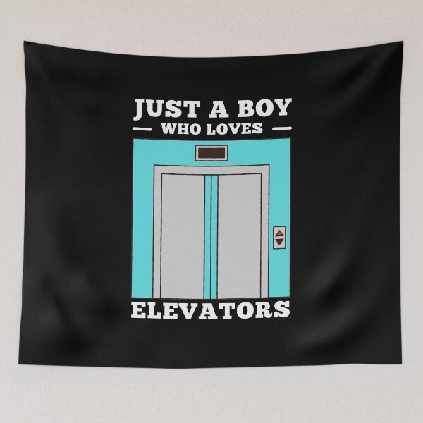 Item preview, Just A Boy Who Loves Elevators designed and sold by MouDantArts.