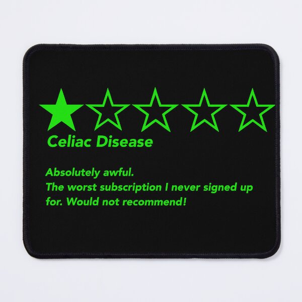 Item preview, Celiac Disease Absolutely awful. The worst subscription I never signed up for. Would not recommend! designed and sold by CaitlynConnor.