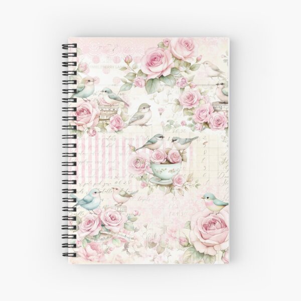 Item preview, Whimsy & Roses in Pink designed and sold by ShabbyArtCo.