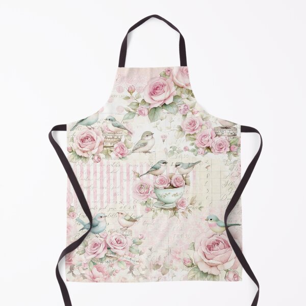 Whimsy & Roses in Pink Apron