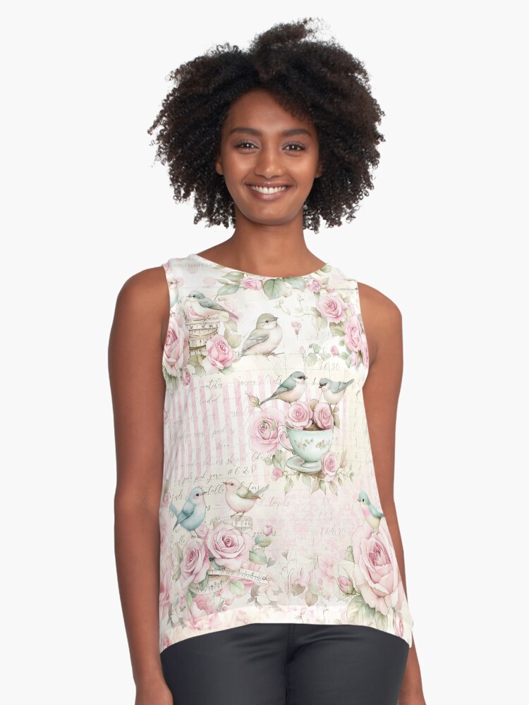 Item preview, Sleeveless Top designed and sold by ShabbyArtCo.
