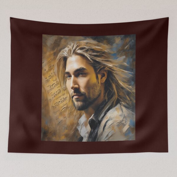 Item preview,  "Harmonious Melodies: David Garrett's Musical Portrait" designed and sold by Artisticanvas.