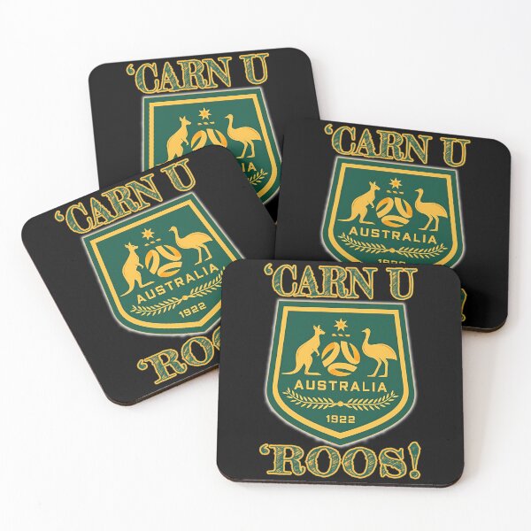 Item preview, Aussie Soccer - Socceroos - 'CARN U 'ROOS!' Australia 1922 designed and sold by RitzyStyle.