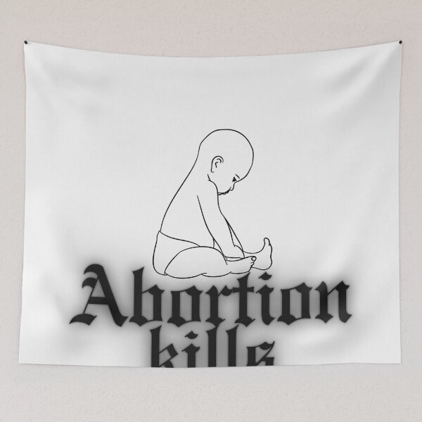 Item preview, Abortion kills designed and sold by Nerdybirdy73.