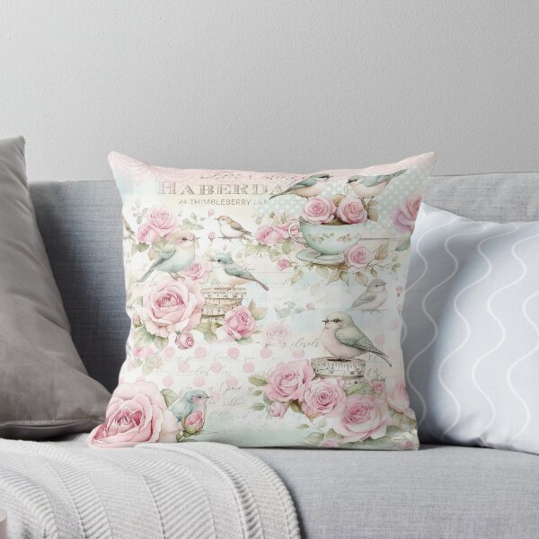 Item preview, Whimsy & Rose Aqua designed and sold by ShabbyArtCo.