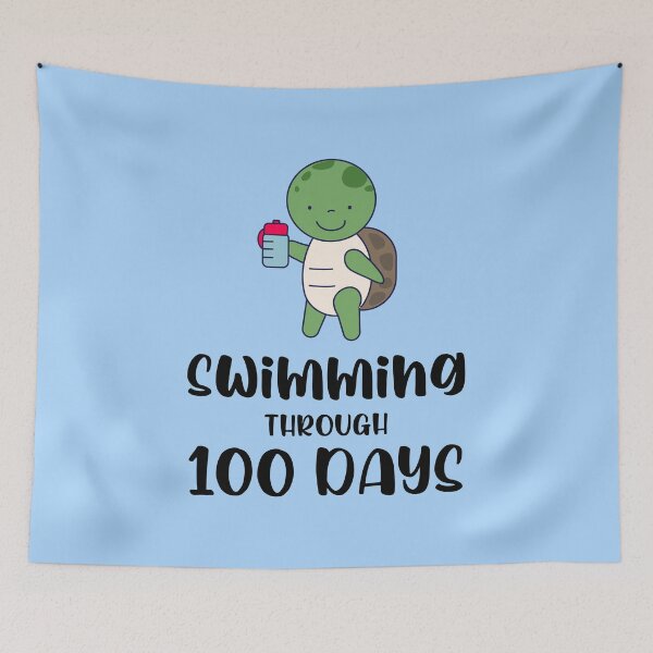 Item preview, Swimming through 100 days designed and sold by 87-Aesthetics.
