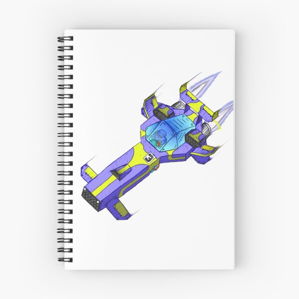 Item preview, Raceship (Blue Yellow) Wipeout Style designed and sold by CamrosX.