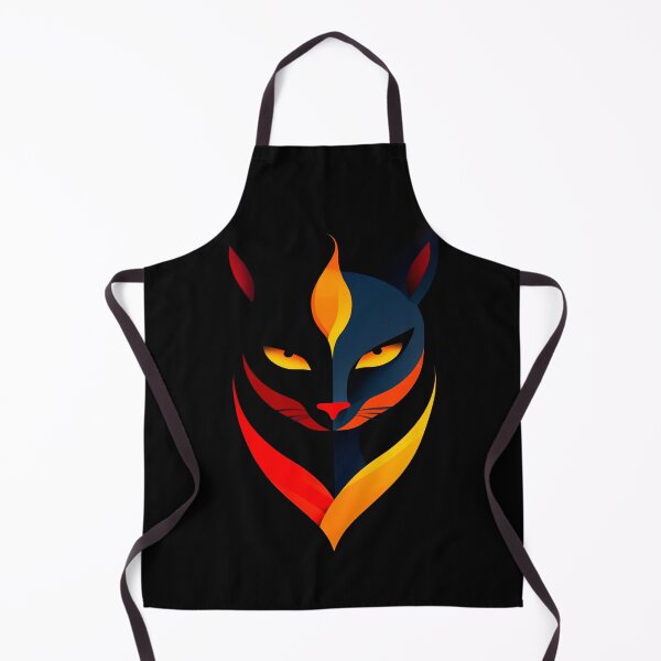 Item preview, Vibrant Dual-Tone Cat Face designed and sold by Taans-Creation.