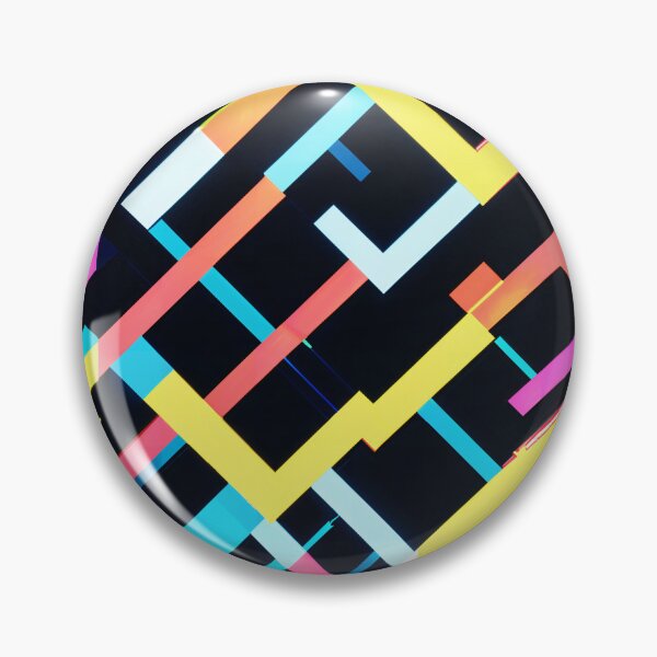 Item preview, Neon Geometric Abstract Art - Futuristic Patterns designed and sold by FluidForms.