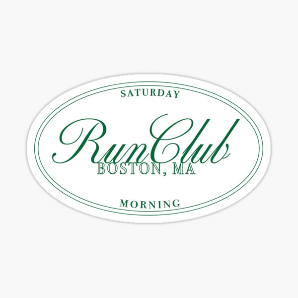 Item preview, Run Club Boston designed and sold by ddiggins.