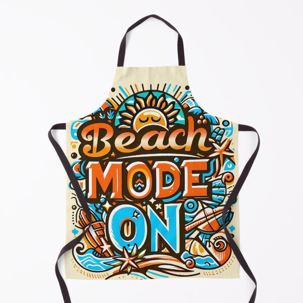 Item preview, Beach Mode On, typography designed and sold by maxmaj.