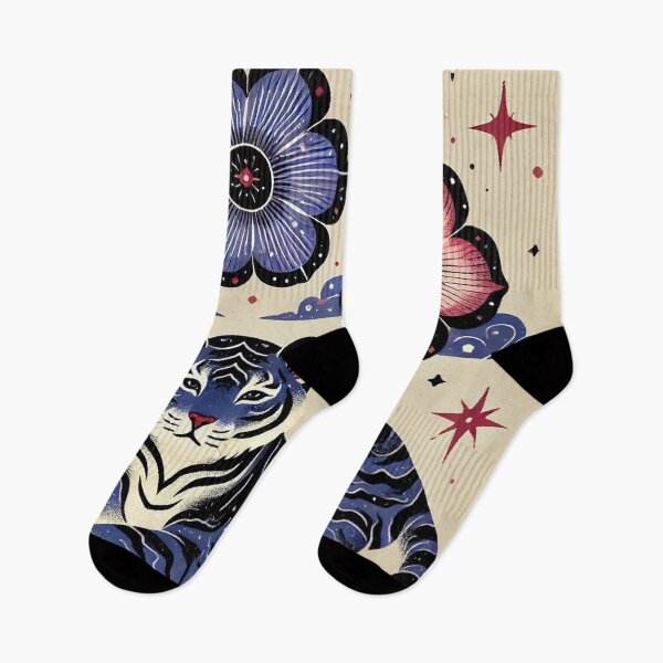 Item preview, Nebula Tiger and Starry Blooms designed and sold by zzz888.