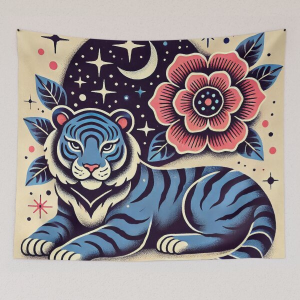 Item preview, Cosmic Feline and Mystical Flora designed and sold by zzz888.