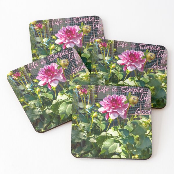 Item preview, Life is Simple - Dahlia designed and sold by SimpleatHeart.