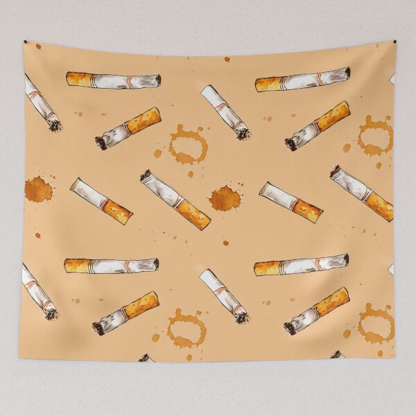 Item preview, Coffee and Cigarettes pattern 2  designed and sold by lapart.