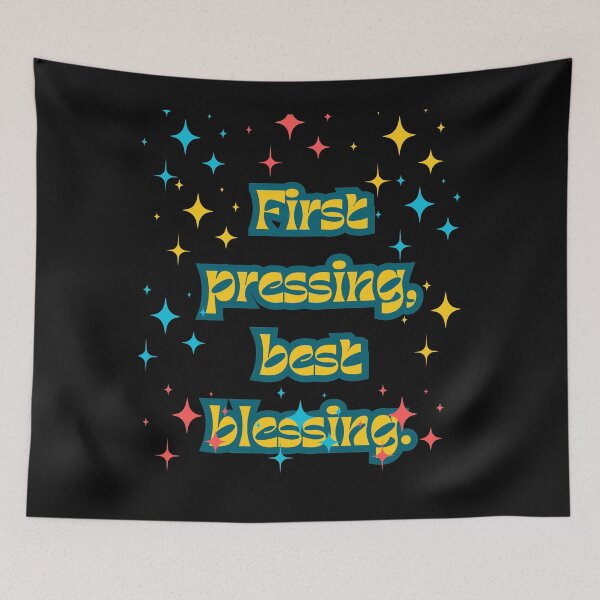 Item preview, First pressing, best blessing. Vinyl Collector edition Quote Retro Vintage designed and sold by ugsdesignS.