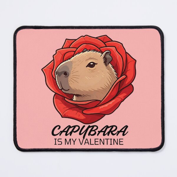 Item preview, Capybara Is My Valentine designed and sold by The magic Yellow bus.