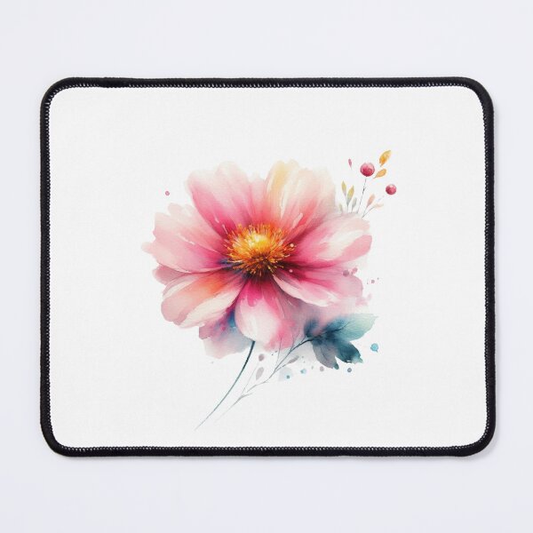 Item preview, watercolor pink flowers designed and sold by Bellus7.