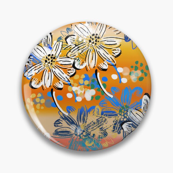 Item preview, Daisy Delight on Variegated Peach  designed and sold by Sharon Schwalbe.