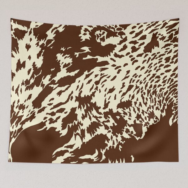 Item preview, Cow hide pattern dark brown designed and sold by Alohamagic.