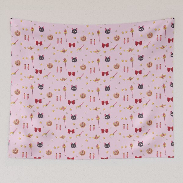 Item preview, lunar kitten pattern designed and sold by lucianacordoba.