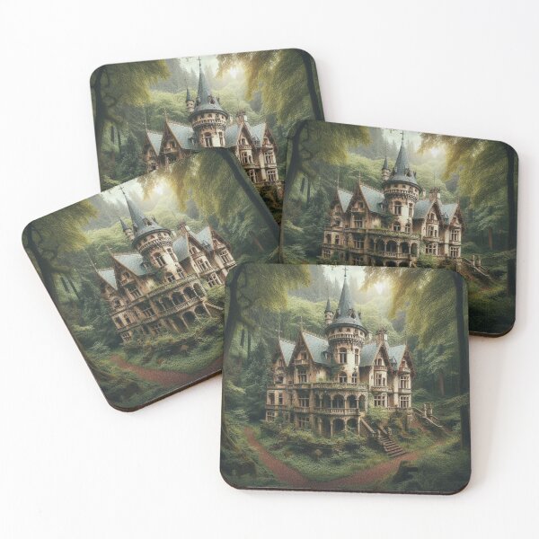 Item preview, Abandoned Mansion in the Woods - Abstract Art designed and sold by WyckedLynn.