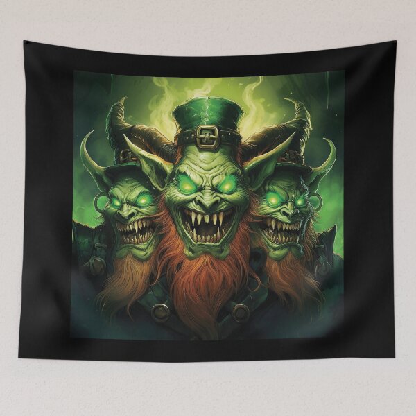 Item preview, Three Leprechaun Goblins designed and sold by Leo Hill.