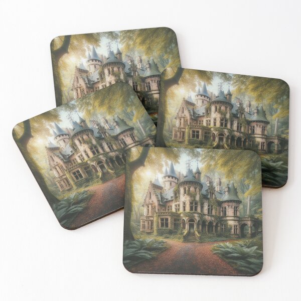 Item preview, Abandoned Mansion in the Woods - Abstract Art designed and sold by WyckedLynn.