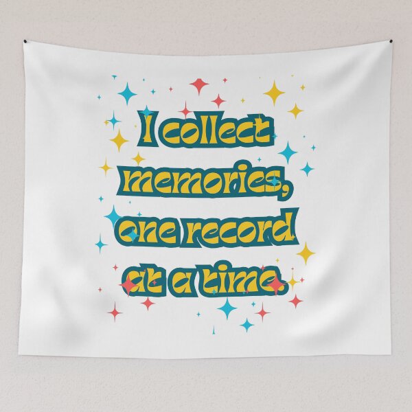Item preview, Vinyl Collector Quote I collect memories, one record at a time. designed and sold by ugsdesignS.