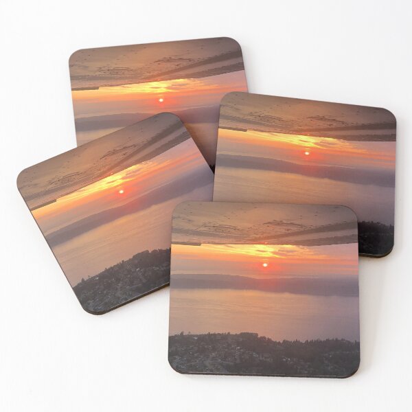 Item preview, Flying by Puget Sound Sunset designed and sold by flyscenicair.