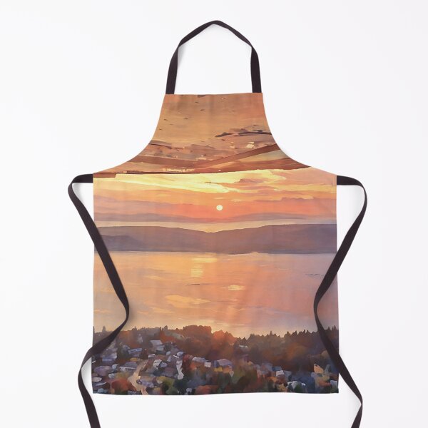 Item preview, Flying by Puget Sound Sunset (Impressionist) designed and sold by flyscenicair.