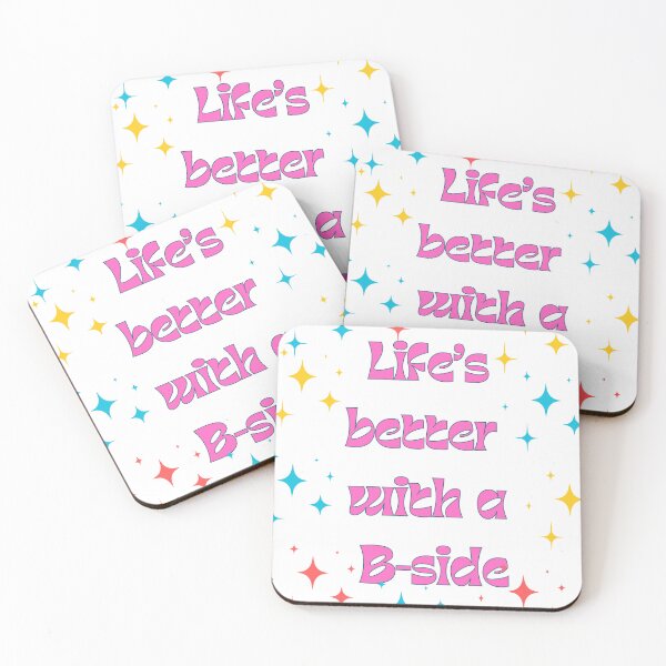 Item preview, Life’s better with a B-side Quote Retro Vintage designed and sold by ugsdesignS.