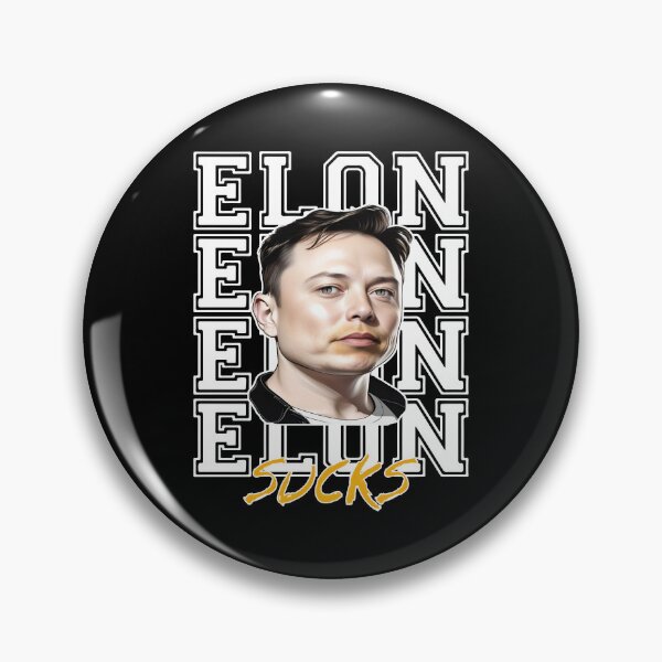 Item preview, Elon Sucks Anti Elon Musk Sticker designed and sold by EthosWear.