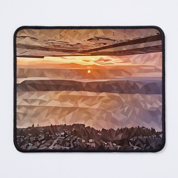 Item preview, Flying by Puget Sound Sunset (Poly Art) designed and sold by flyscenicair.