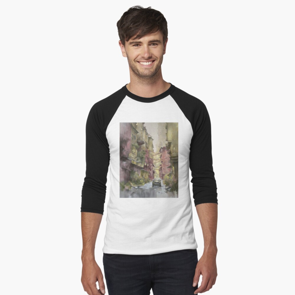 Item preview, Baseball ¾ Sleeve T-Shirt designed and sold by AIbymark.