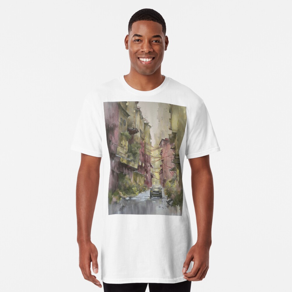 Item preview, Long T-Shirt designed and sold by AIbymark.