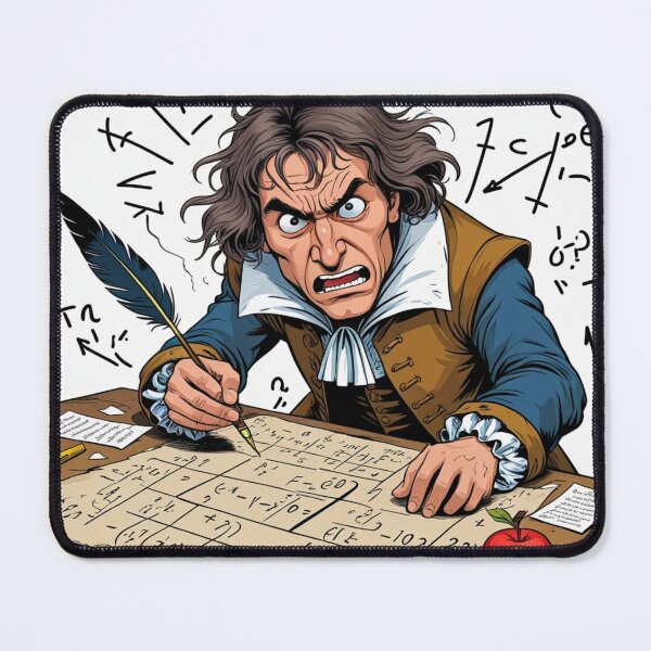 Item preview, Mathematical Madness - The Genius at Work designed and sold by TopUpDesign.