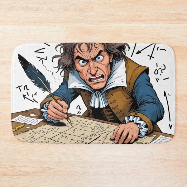 Item preview, Mathematical Madness - The Genius at Work designed and sold by TopUpDesign.