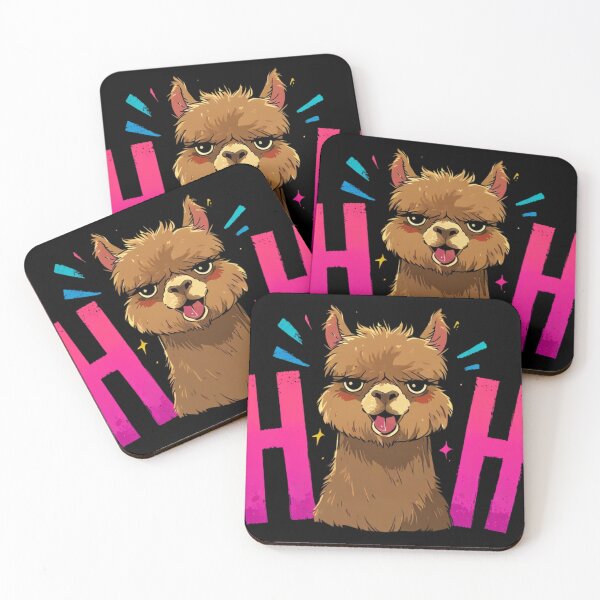 Item preview, Funny Alpaca HUH - Cute Kawaii Llama Meme designed and sold by TopUpDesign.