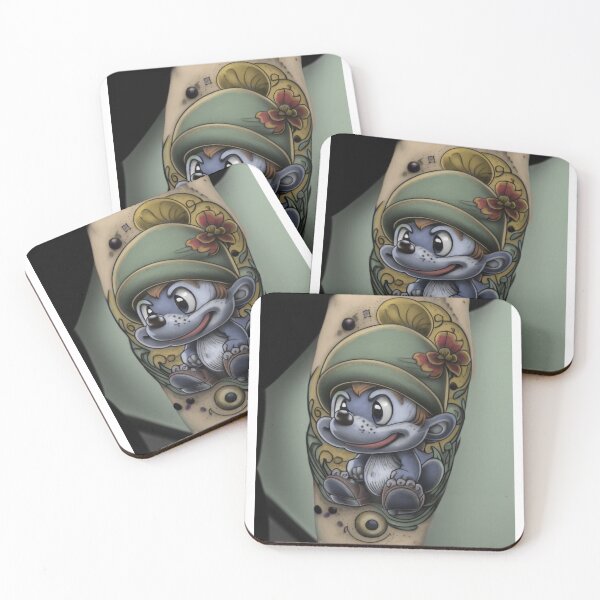 Item preview, Blue Bear Tattoo designed and sold by Aibymark.
