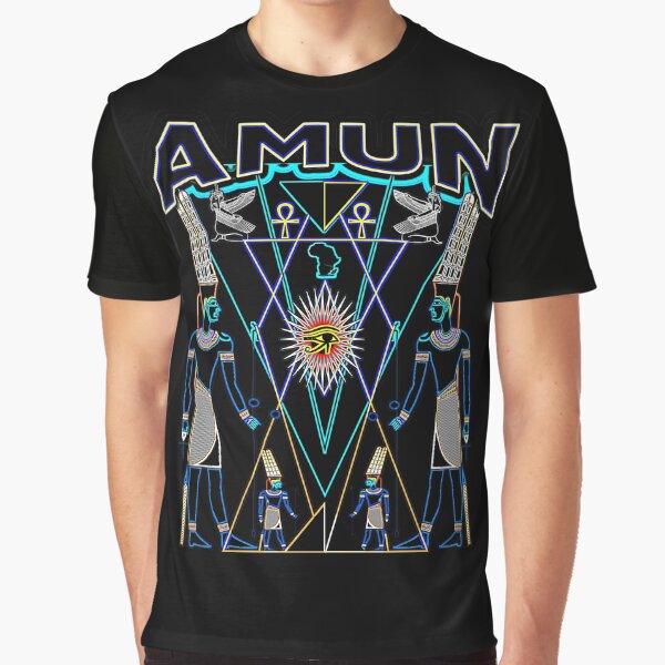 Item preview, Egyptian Neon Amun Amen Ra God designed and sold by Rahimseven.