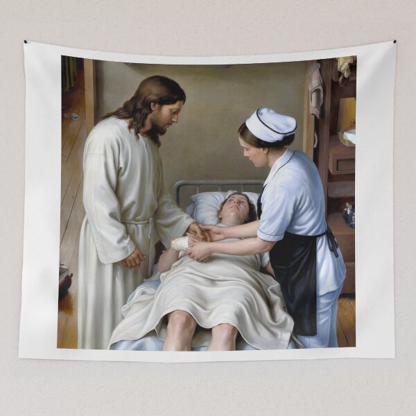 Item preview, JESUS ATTENDING TO A SICK PERSON  designed and sold by Obinne.