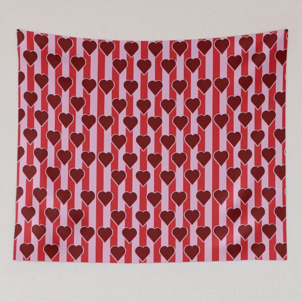 Item preview, Red Valentine Heart-pink-red  pattern 27 designed and sold by StudioViArt.