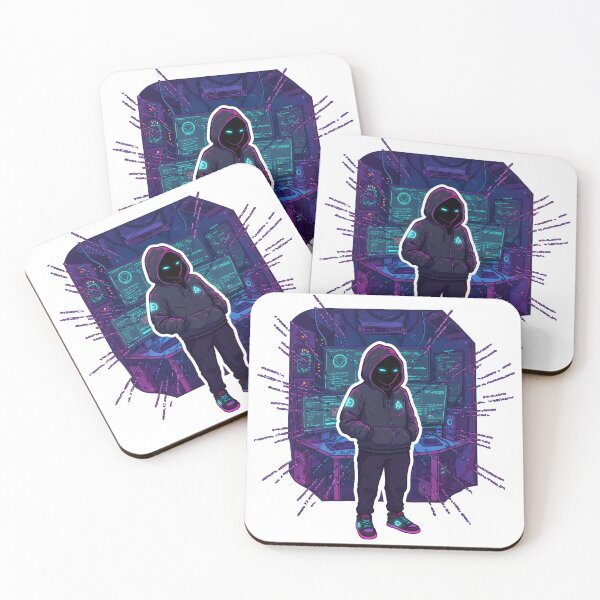 Item preview, Cyberpunk Hacking Character in a Futuristic Technology Environment designed and sold by RUMOOROZ.