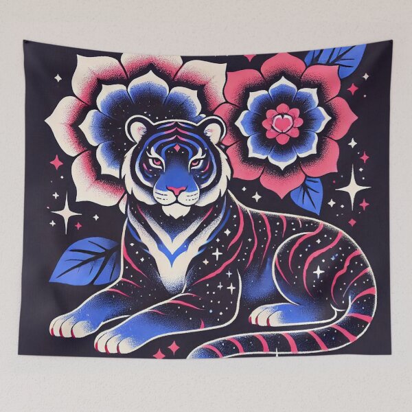 Item preview, Mystical Tiger in Bloom designed and sold by zzz888.