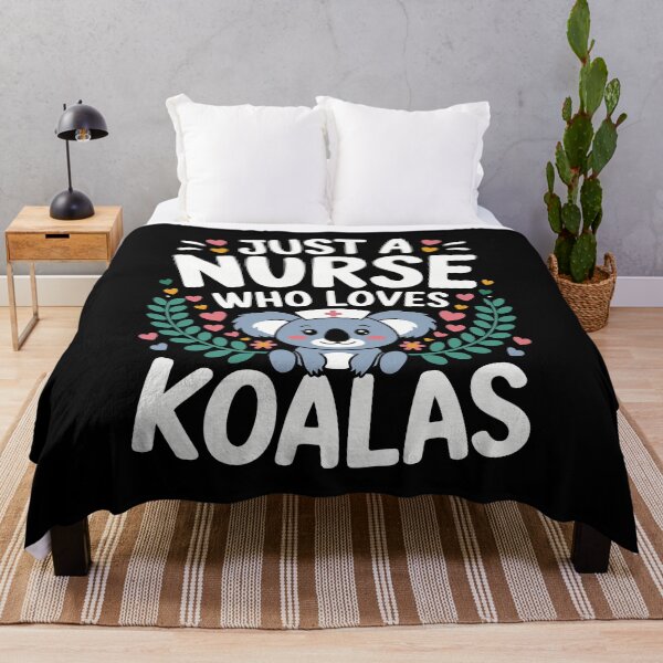 Item preview, Just A Nurse Who Loves Koalas - Cute Nurse Koala Design designed and sold by HanchiArt.
